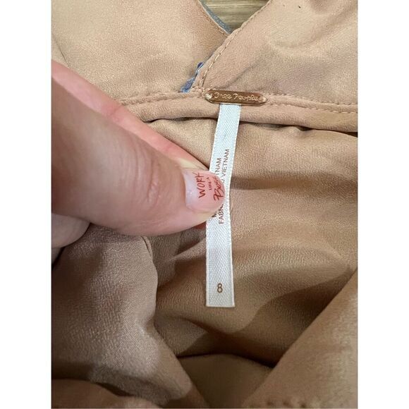 Free People Night Shimmers Mini Dress Sundown Blue Size 8 - Picture 6 of 10